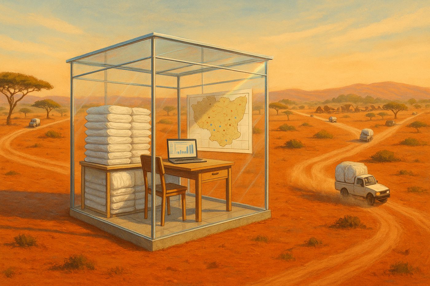 Total transparency, minimal infrastructure, maximum distribution