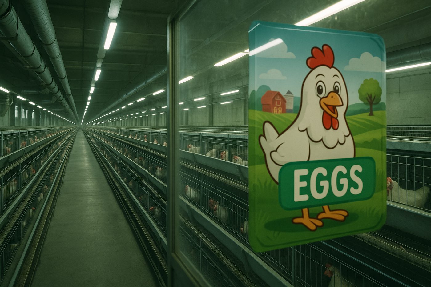 The disconnect between how we market animal products and the industrial reality behind them